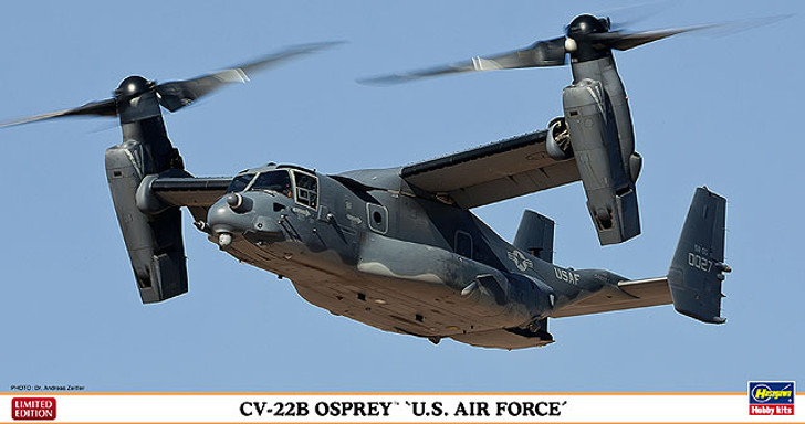 Hasegawa 02074 CV-22B Osprey US Air Force 1/72 Scale Kit