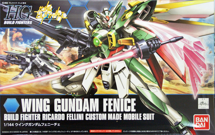 Bandai HG Build Fighters 006 WING Gundam FENICE 1/144 Scale Kit (4573102587886)