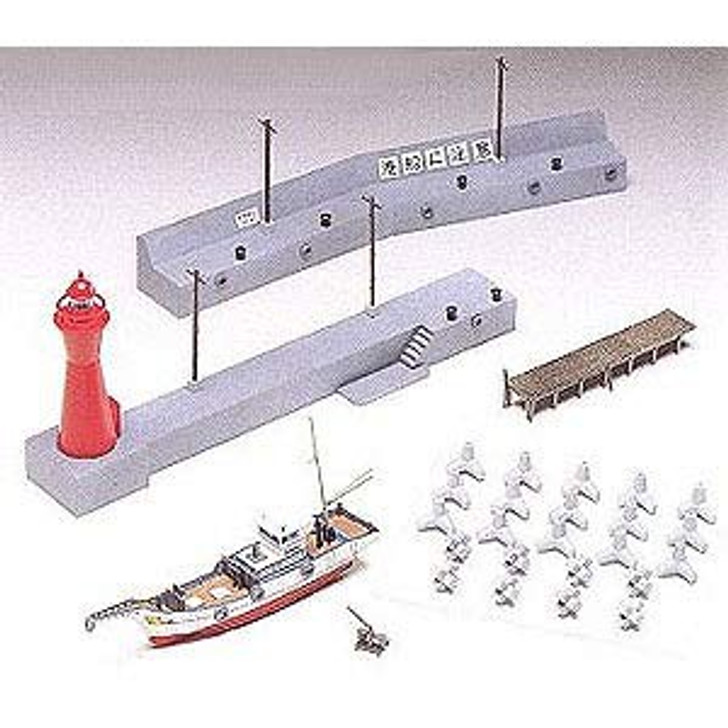Greenmax No.2197 Harbor Set (1/150 N scale)