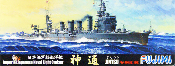 Fujimi TOKU-104 IJN Imperial Japanese Naval Light Cruiser Jintsu 1/700 Scale Kit (4968728401232)