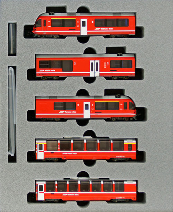 鉄道模型 KATO/NOCH 7074037 Bernina Express Kato 10-1655 Rhaetian Railway Bernina Express (new logo