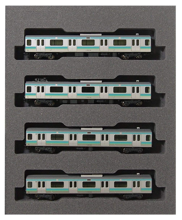 Kato 10-1338 JR Series E231 Joban/Ueno-Tokyo Line 4 Cars Add-on Set (N scale)