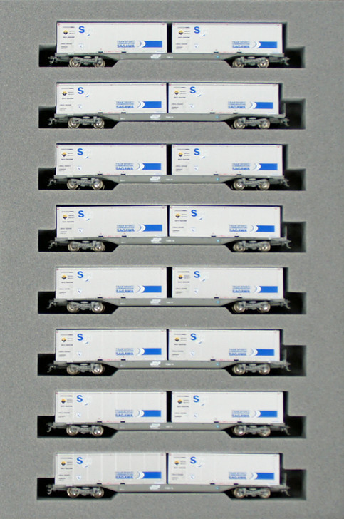 Kato 10-1420 Series M250 Super Rail Cargo 8 Cars Add-on Set B (N scale)