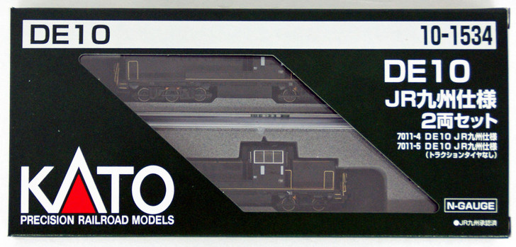 Kato 10-1534 Diesel Locomotive Type DE10 JR Kyushu 2 Cars Set (N