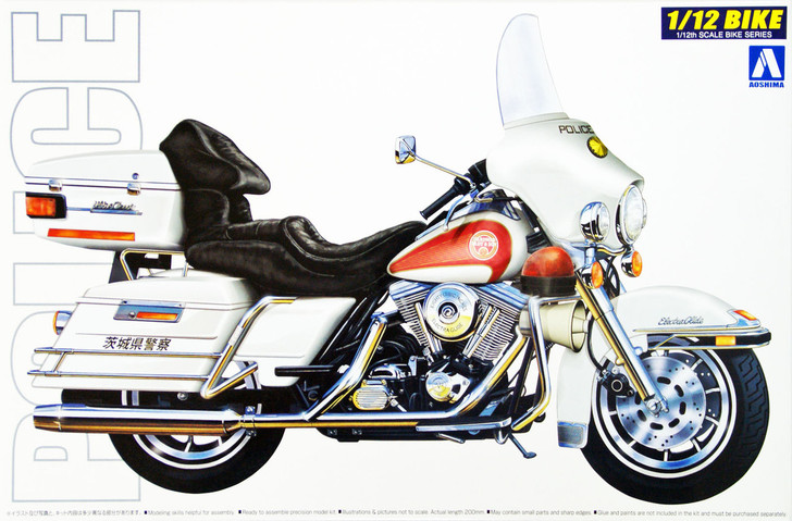 Aoshima Naked Bike 79 09413 Ibaraki Prefecture Police Cowling Type 1/12 Scale Kit (4905083009413)