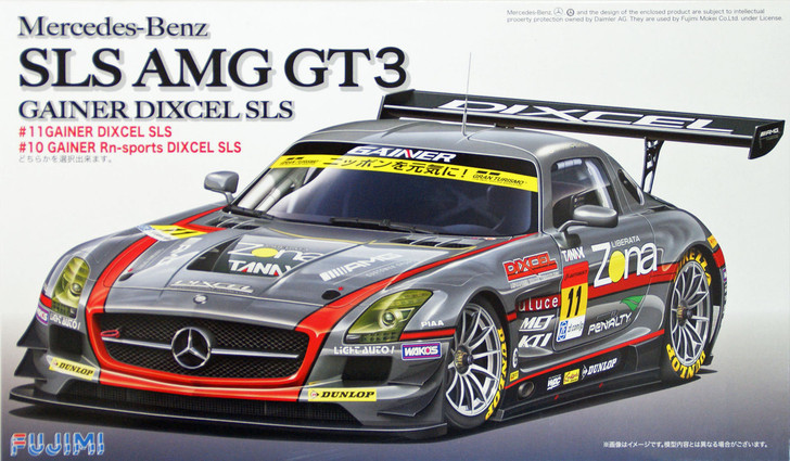Fujimi RS-92 Mercedes Benz SLS AMG GT3 Gainer Dixcel SLS 1/24 Scale Kit 125862 (4968728125862)
