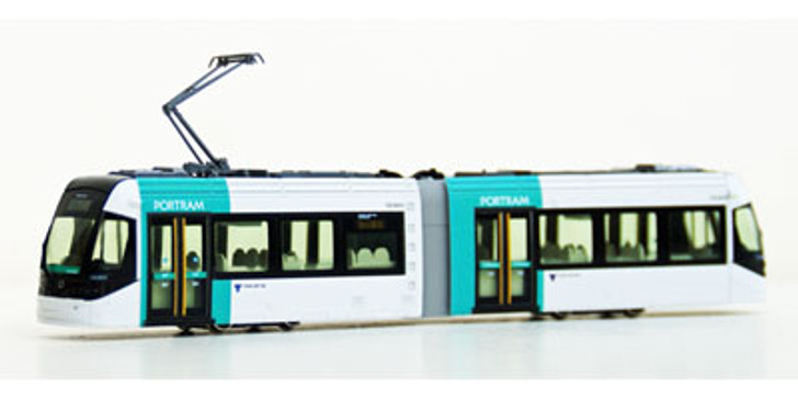 Kato 14-801-5 PORTRAM Tram TLR0605 Green (N scale)