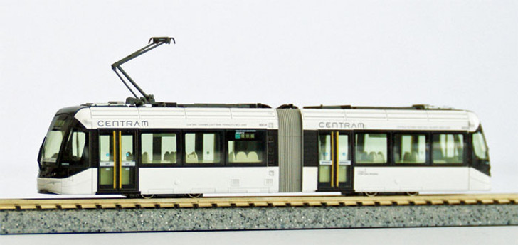 Kato 14-802-1 Toyama CENTRAM Tram 9001 LRT (Light Rail Transit) White (N scale)