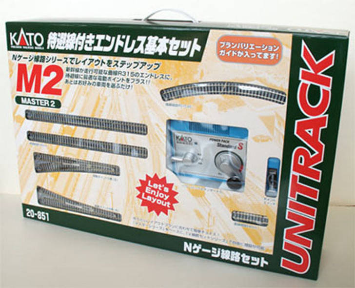 Kato 20-851 UNITRACK Master Set M2 Passing Track Set (N scale)