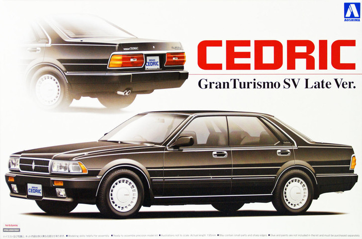 Aoshima 09833 Nissan Cedric GranTurismo SV Late Version 1/24 Scale Kit (4905083009833)