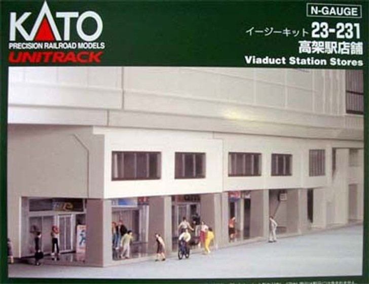 Kato 23-231 Viaduct Station Shops (N scale)