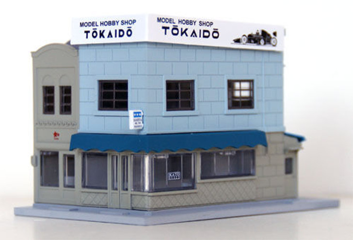 Kato 23-478 Billboard Architecture Corner Shop (Model hobby Shop) (N scale)