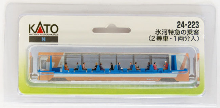 Kato 24-223 Model People 'Glacier Express Crew and Passengers' (N scale)
