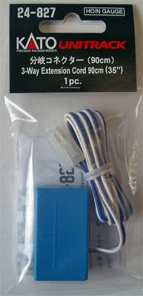 【329】KATO美品３点セット Kato 24-827 3-Way Extension Cord (90cm / 35') (N scale)