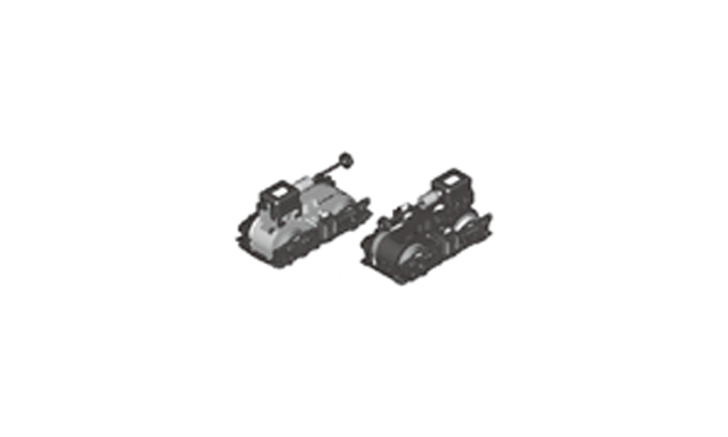 Kato 3013-2D1 Truck Set (Bogie) for Powered Car ED76-0 Late Ver.  (N scale) ASSY