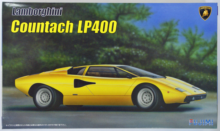 Fujimi EM26 Lamborghini Countach LP400 1/24 Scale Kit (4968728082806)