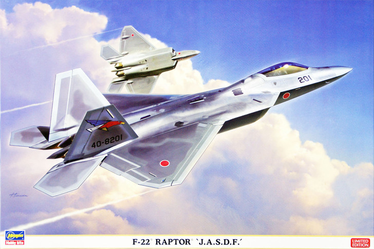Hasegawa 02076 F-22 Raptor J.A.S.D.F 1/72 Scale Kit (4967834020764)