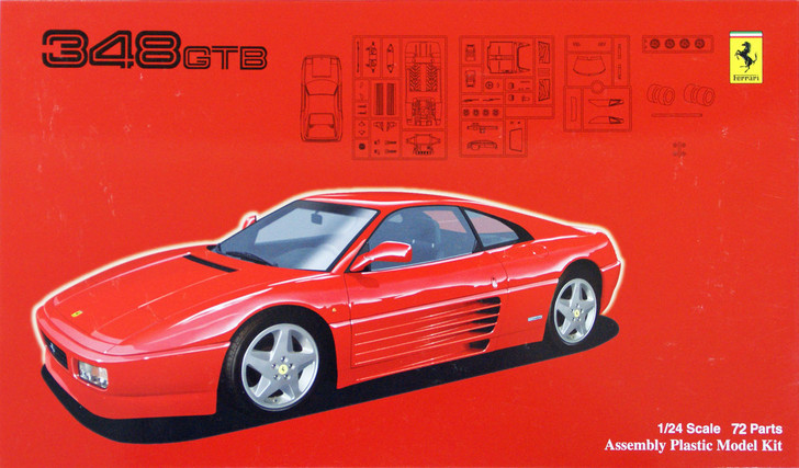 Fujimi RS-69 Ferrari 348GTB 1/24 Scale Kit (4968728125916)