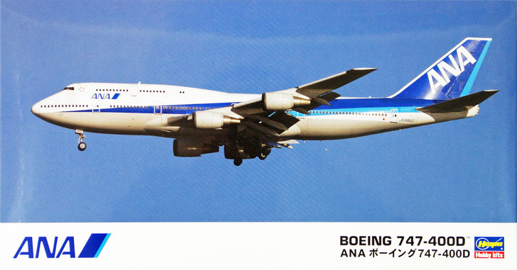 Hasegawa 10803 ANA All Nippon Airways Boeing 747-400D (Limited Edition) 1/200 Scale (4967834108035)