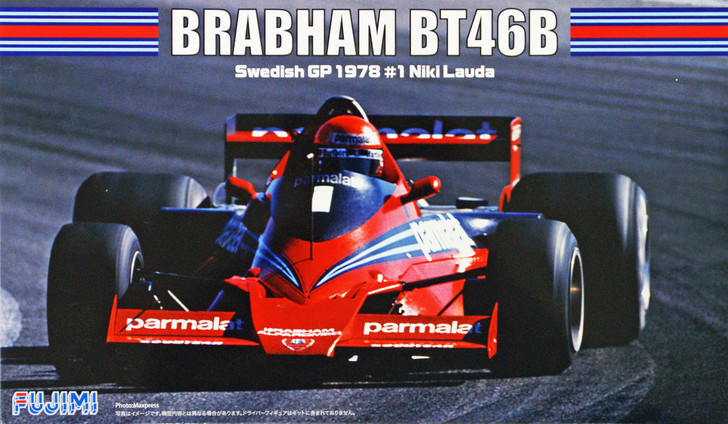 Fujimi GP SP37 F1 Brabham BT46B Swedish GP 1978 #1 Niki Lauda 1/20 Scale Kit (4968728091822)