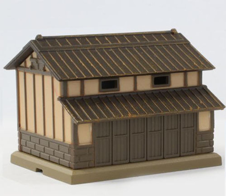 Rokuhan S029-1 Z Scale Metal-Roof Barn (Brown) (1/220 Z Scale) YDB