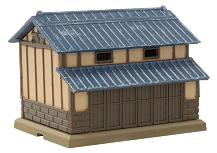 Rokuhan S029-2 Metal-Roof Barn (Dark Blue) (1/220 Z Scale)