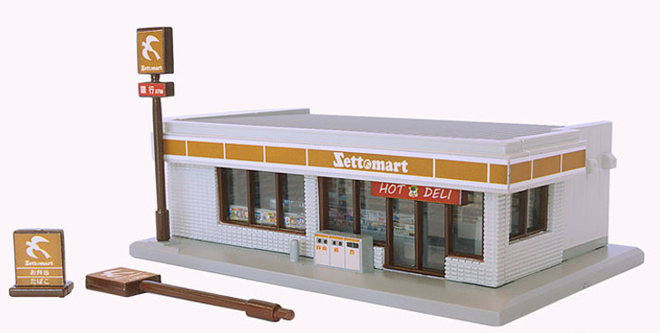 Rokuhan S049-3 Convenience Store (Gray) (1/220 Z Scale)