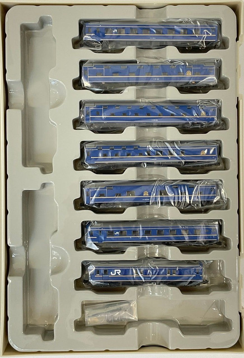 Rokuhan T016-1 JR Series 24 Hokutosei JR Hokkaido Configuration 7 Cars Set (Z Scale)