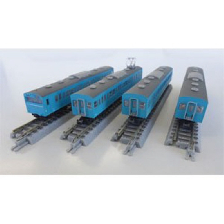 Rokuhan T022-1 Z Scale JNR Series 103 Blue Keihintohoku Line Type 4 Cars Set