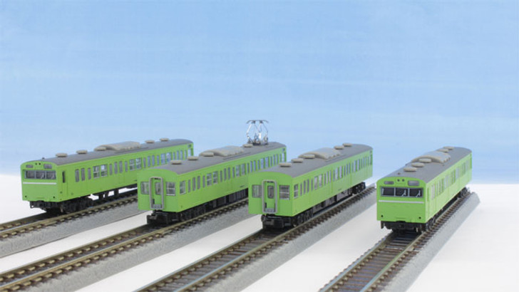 Rokuhan T022-5 Z Scale JNR Series 103 Suburban Train Yamanote Line Type 4 Cars