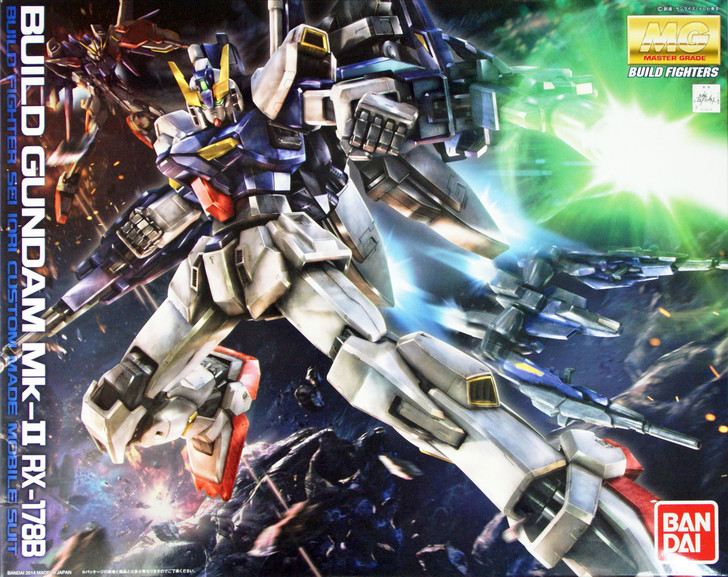 Bandai MG 865274 Gundam RX-178B Build Gundam Mk-II 1/100 Scale Kit (4543112865274)