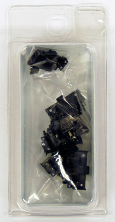 Tomix 0336 Coupler 'TN' Tight Coupling SP/ Black (6 Pcs.) (N scale)