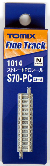 Tomix 1014 70mm Straight Track S70-PC(F) (4 pieces) (N scale)