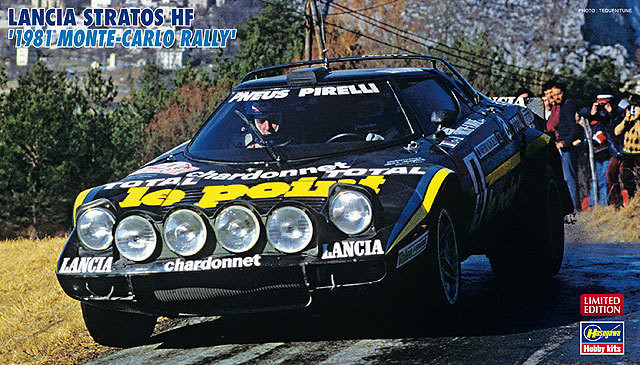 Hasegawa 20261 Lancia Stratos HF 1981 Monte-Carlo Rally 1/24 Scale Kit (Limited Edition) (4967834202610)