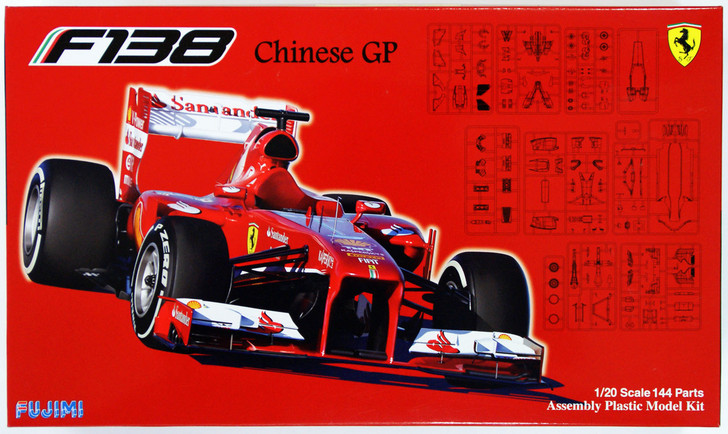 Fujimi GP56 F1 Ferrari F138 Chinese GP 1/20 Scale Kit (4968728091761)