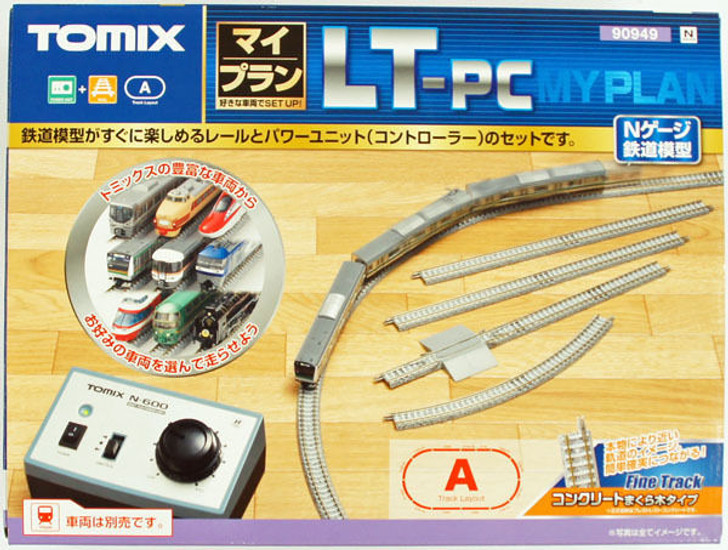 Tomix 90949 Track Set (Layout LT-PC) with Power Controller (N scale)