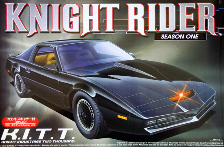 Aoshima 04524 Knight Rider KITT (KitT) Season 1 w/LED Front Scanner 1/24 Kit