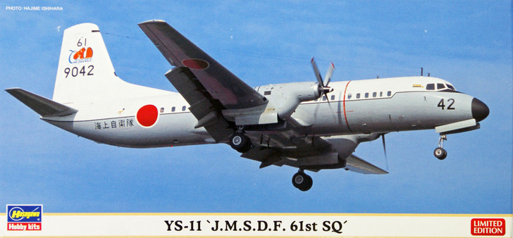 Hasegawa 10806 YS-11 JMSDF 61st SQ (Limited Edition) 1/144 Scale Kit (4967834108066)