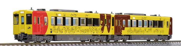 Tomix 98060 JR Diesel Train Type KIHA 100 POKEMON with YOU Train 2 Cars N scale