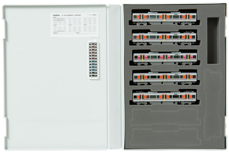 Tomix 98231 JR Series 323 Commuter Train Osaka Loop Line 5 Cars Add-on (N scale)