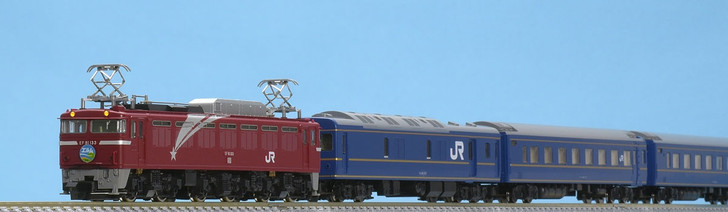 Tomix 98642 JR EF81 & Series 24 Limited Express Sleeping 'Elm' 7 Cars (N scale)