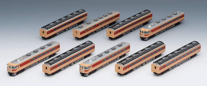 Tomix 98996 JNR KIHA 183 Limited Express 'Shinano' 9 Cars w/ Interior Lights (N scale)