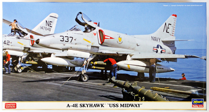 Hasegawa 07377 A-4E Skyhawk USS Midway 1/48 Scale Kit (4967834073777)
