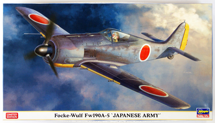 Hasegawa 07373 Focke-Wulf Fw190A-5 Japanese Army 1/48 Scale Kit (4967834073739)