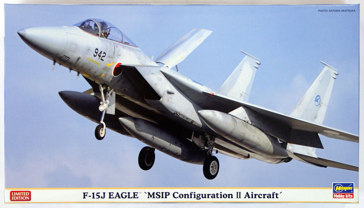 Hasegawa 02100 F-15J Eagle MSIP Configuration II Aircraft 1/72 Scale Kit