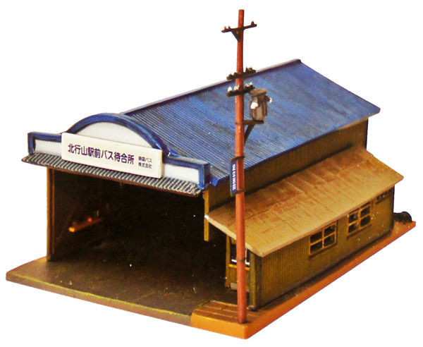 Tomytec (Building 074-2) Japanese Old-Style Bus Station B 1/150 N scale