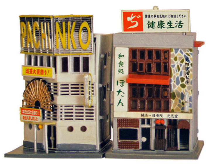 Tomytec (Building 086-2) Japanese Restaurant & Pachinko B 1/150 N scale