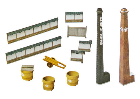 Tomytec (Building 093) Japanese Wine (Sake) Cellar E 1/150 N scale