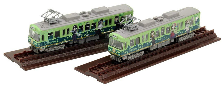 Tomytec 256373 Keihan Type 600 Tetsudou Musume Wrapping Train 2 Cars (N scale)