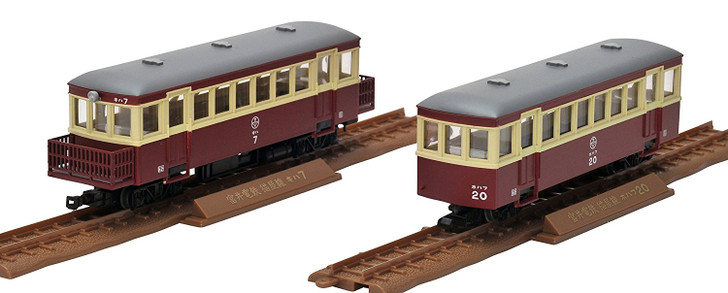 Tomytec 288466 Tomii Electric Railway Nekoya Line KIHA7+HOWAFU Type 20 2 Cars